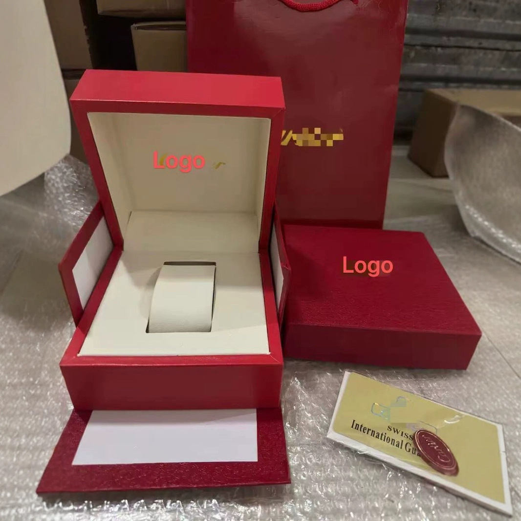 Card home red watch box box card to series watch box full set of packaging exquisite gift box wholesale box