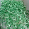 Emerald Piaoling Green Flower Circle quartz rocky jade floating flower diy accessories accessories coil jade ring running ring wholesale