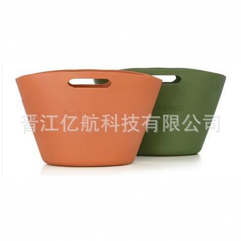 Amazon Hot Model Bogg Beach Hole Bag Large Waterproof Women's Satchel Shoulder Bag Semi-Circle Handbag