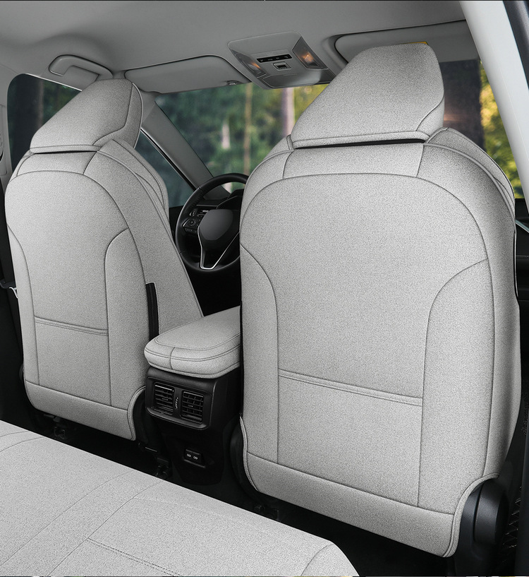 Suitable for Toyota Frontlander Car Seat Covers 2022-2024 Models, Fabric Linen Breathable Full Surround Seat Cushion Cover