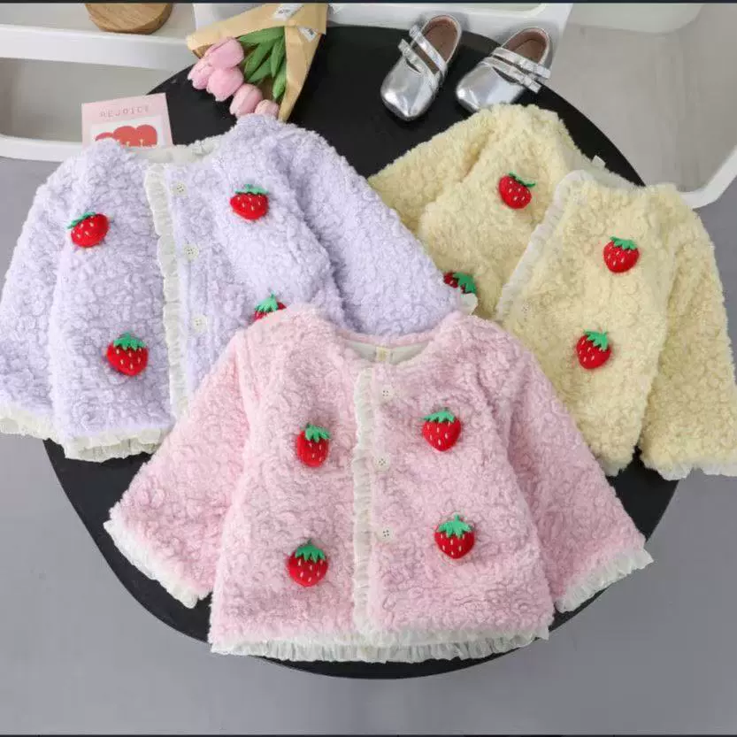 Детская зимняя куртка из флиса для теплоизоляции, увеличенная толщина