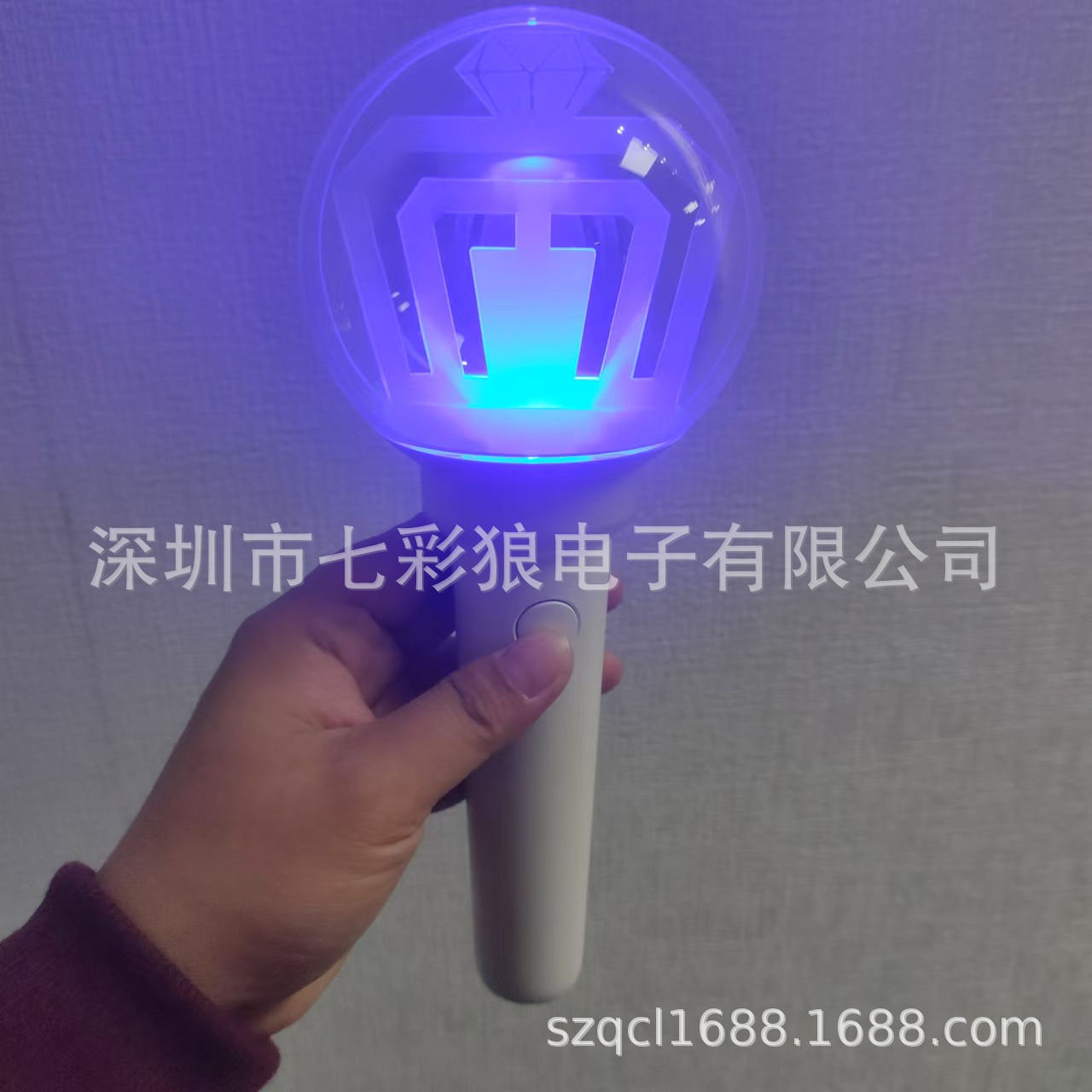 Varilla de soporte de acrílico personalizada varilla de luz redonda varilla de flash de control remoto de partición DMX producto de atmósfera varilla de brillo de acrílico