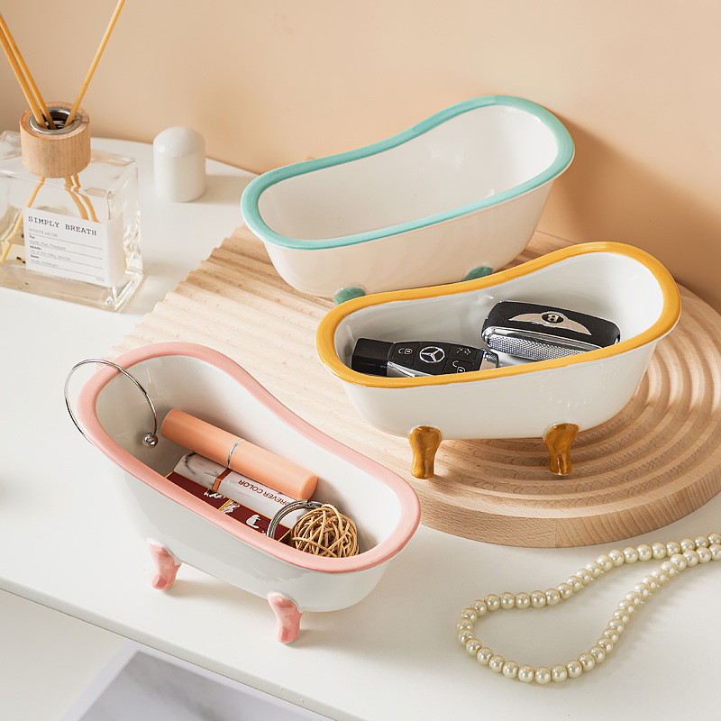 Baño postre tazón ins viento creativo red modelado vajilla cerámica lindo azúcar ensalada de frutas yogur tazón al por mayor