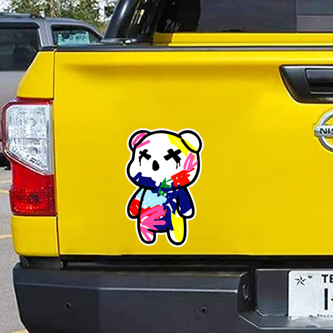 Automobile Sticker Graffiti Bear Personality Creative