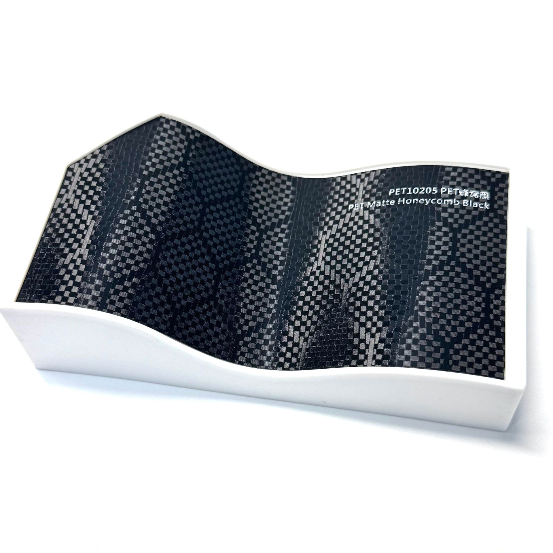 Cross-Border Export Automotive Pet Matte Electroplated Color-Changing Film for Car Body Decoration and Interior Modification, Automotive Honeycomb Color-Changing Film