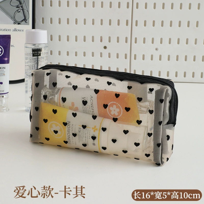 Брендовая портативная косметичка для путешествий, прозрачная помада, organizer bag, японский и корейский