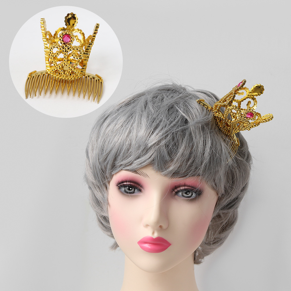 Disfraz de Rey para Halloween, Cetro para Fiesta Infantil, Accesorios para Fiesta de Cumpleaños, Tocado Retro para Fiesta de Disfraces