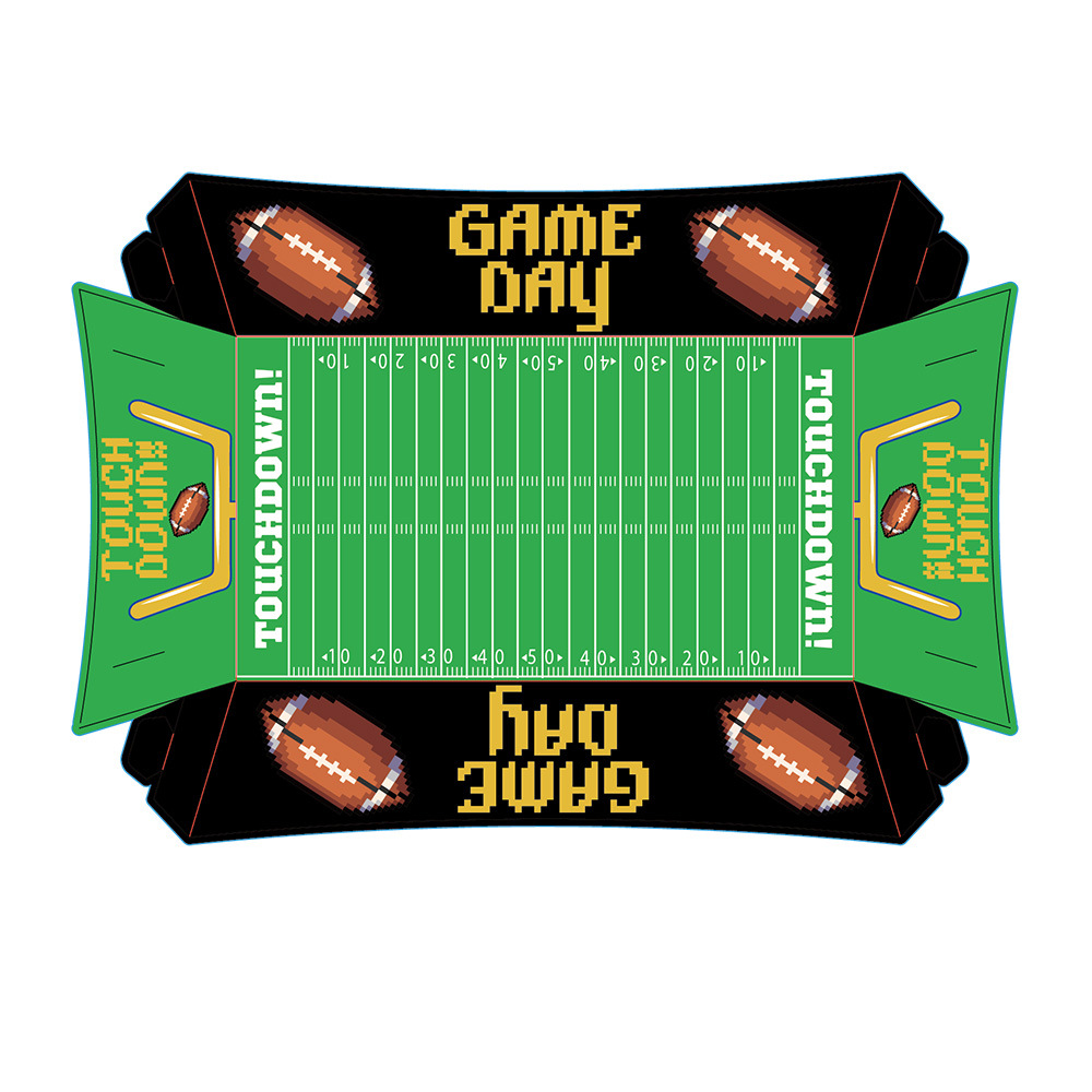 Super Bowl rugby fútbol americano fiesta de cumpleaños de los niños vajilla Placa de papel mantel decoración suministros del partido
