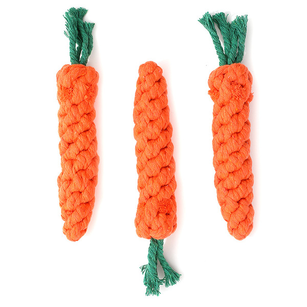carrot woven toy