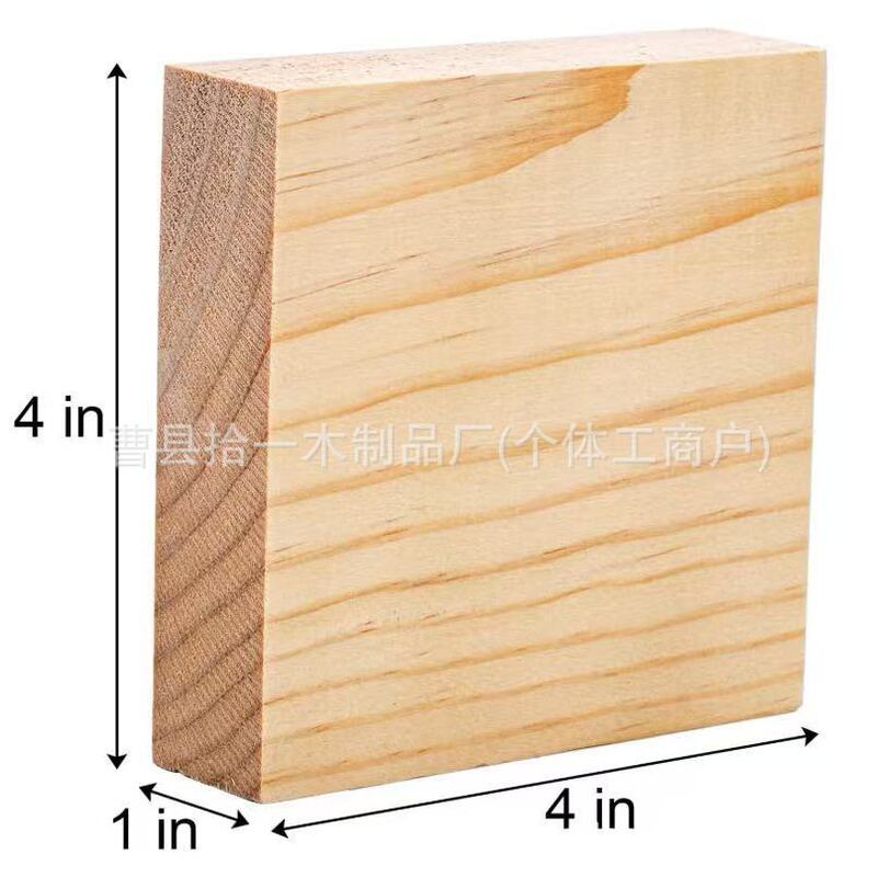Cross-border wooden blocks can be used for DIY painting, graffiti, and decorative purposes, as well as for making wooden crafts and home decor