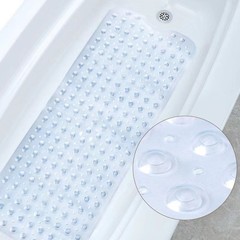 Amazon PVC バスルーム滑り止めマット 100*40 吸盤付きバスマット、防水、卸売販売