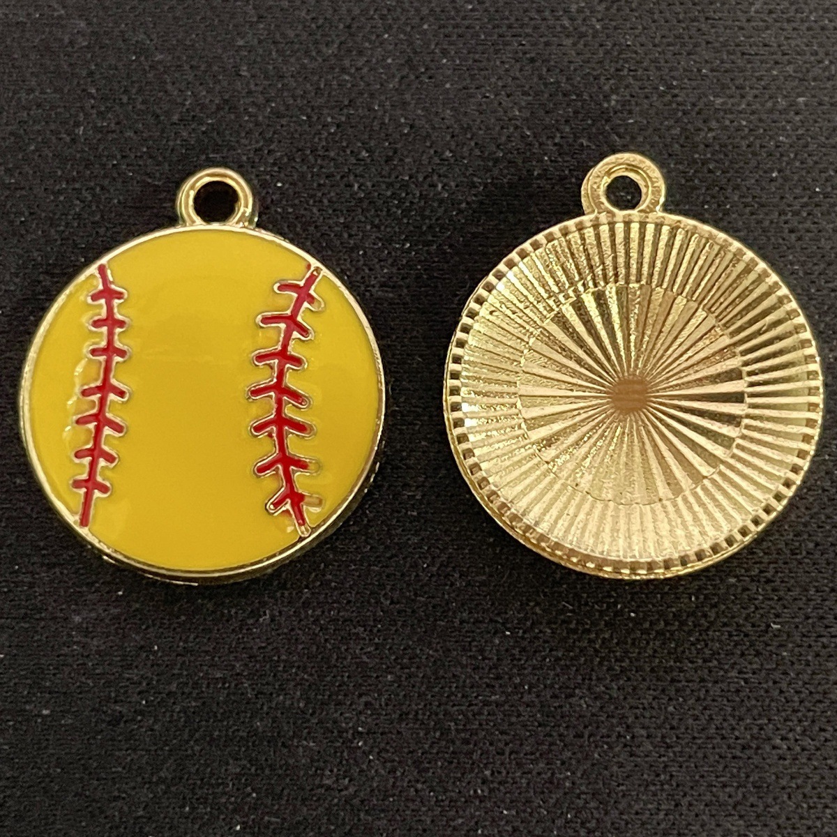 Yellow, baseball, softball, 21x, 18x, 3mm