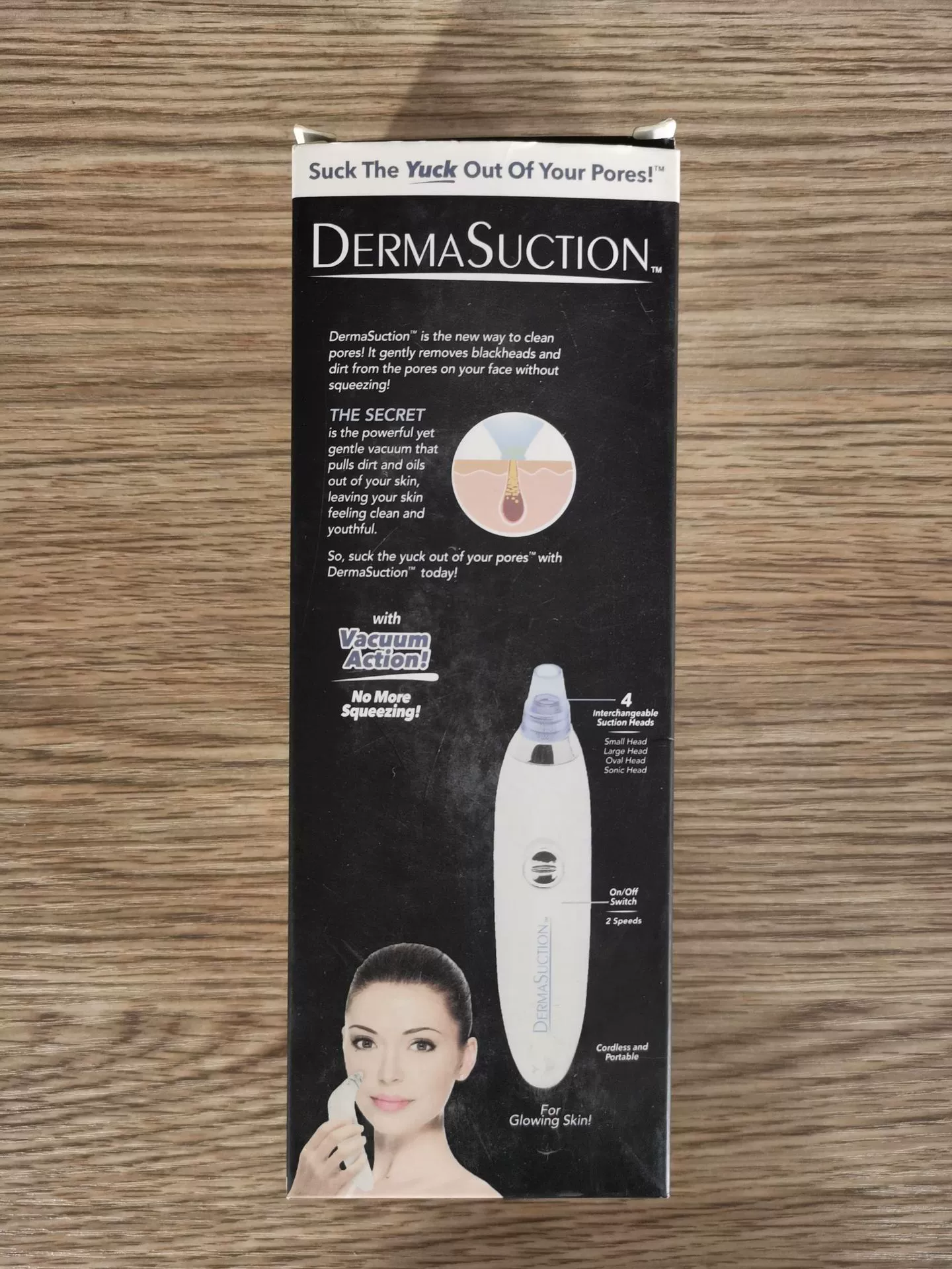 Телевизионный продукт DerMasuction Инструмент для удаления черных точек Очиститель пор Инструмент для мытья Электрический инструмент для чистки