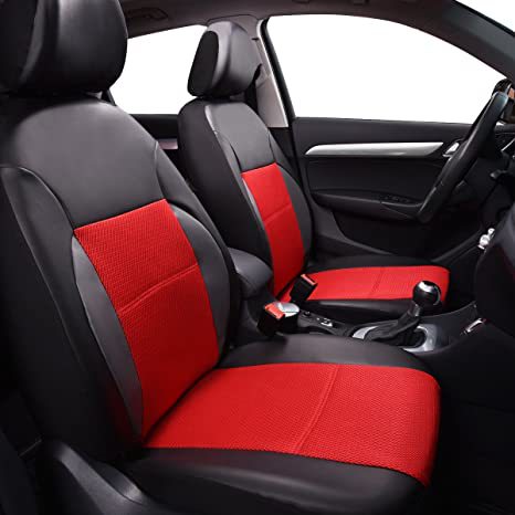 Foreign trade cross-border PU leather Foreign Trade car artificial leather 5-seater car universal arc sandwich stitching leather seat cover