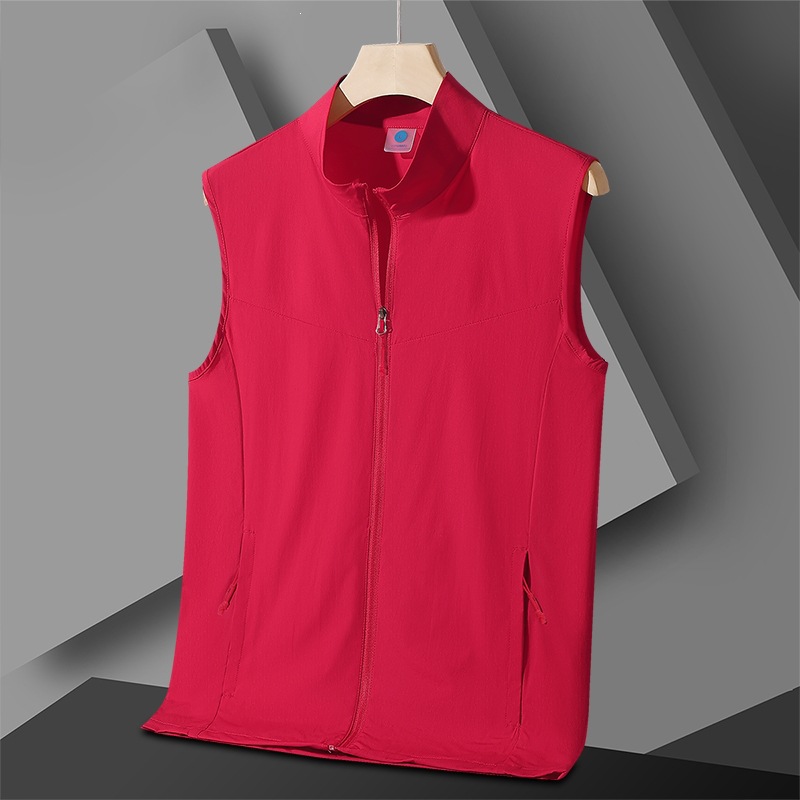 Unbranded couple's outdoor sun protection vest for men and women, lightweight, quick-drying, breathable skin jacket, high-quality with a cool feel