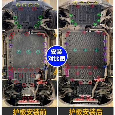 Underbody protection plate/engine baffle chassis guard plate, original factory