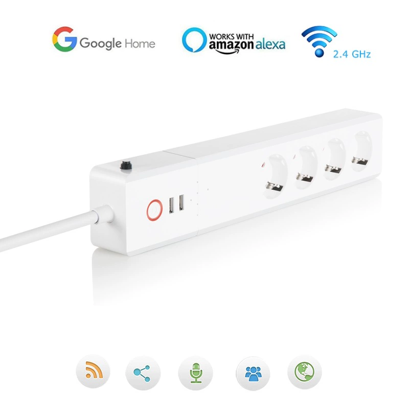 Граффити решение Европейский стандарт WIFI интеллектуальная розетка-штекер телефон удалённое управление переключатель времени Европейская регуляторная сегрегация