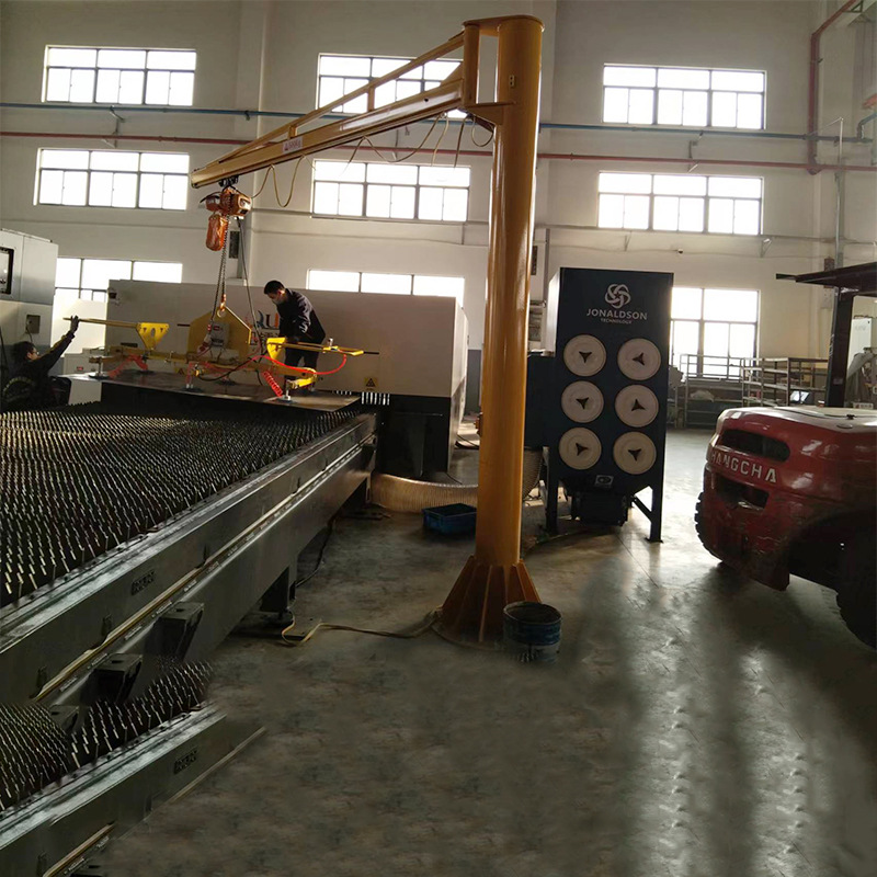 孚尔特（月销200）立柱式简易式270度灵活手动旋转0.5T悬臂吊