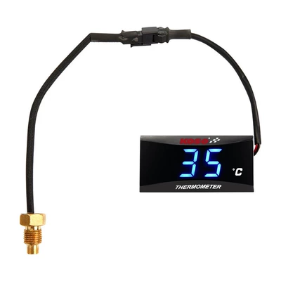 Motosiklet ləvazimatları və aksesuarları Temperature Gauge Waterproof Instrument - koso-water-temperature-meter-celsiusblue