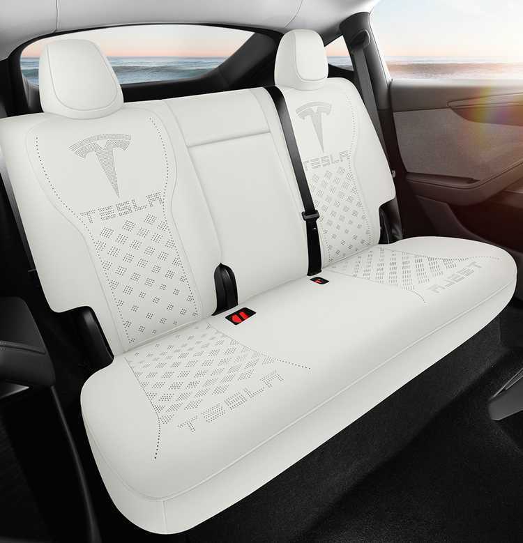 23-2526 Tesla Model Y/Huanxin 3 Special Car Seat Cushion Four-Season Seat Cover Half-Pack Non-Warping Seat Cover