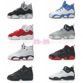 kids跨境AJ13童鞋高帮黑白熊猫篮球鞋aj13男童女童复古运动鞋批发