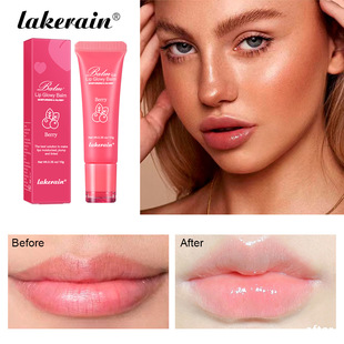 Lakerain Glossy Lip Balm Moisturizing, Hydrating and Diluting Lip Lines Lip Fruity Lip Balm Cross-Border Export