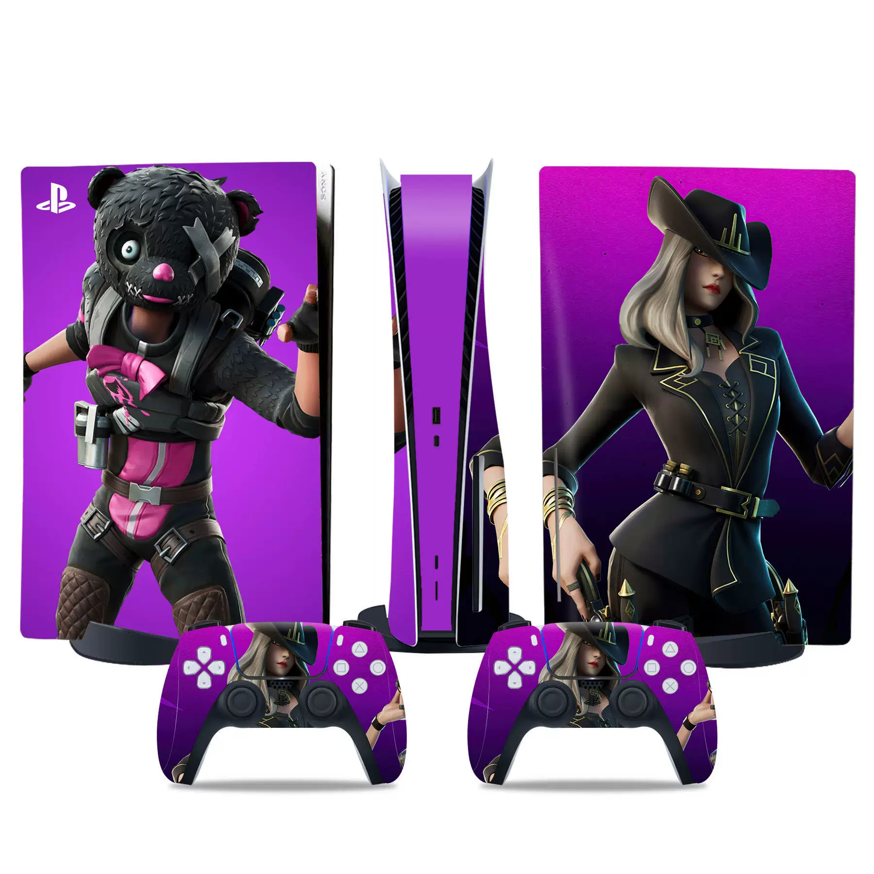 PS5 console skin, optical drive version, colorful vinyl film, removable adhesive