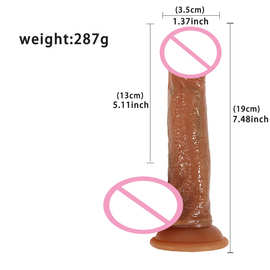 久夕新款 青红经络硅胶仿真阳具  成人用品7英寸情趣手动女用器具