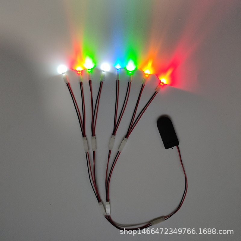 led纽扣灯2032灯暖白USB线灯电池盒小灯圣诞节日装饰发光手工彩灯