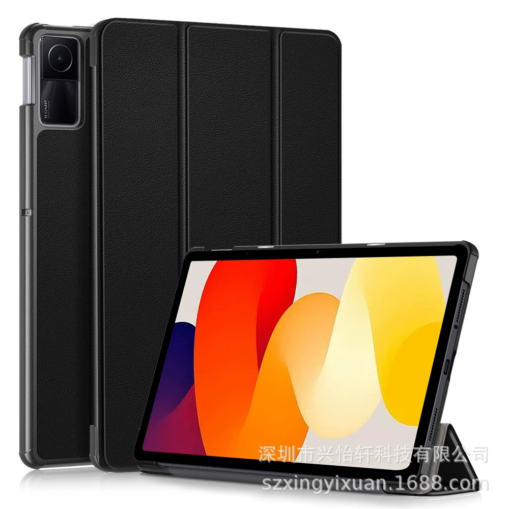 Подходящий чехол для планшета Redmi Redmi Pad SE 11-дюймовый защитный чехол из кожи с тройной% скидкой 2023