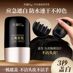美白補色カバーヘアペン、白髪カバー、一時的な補色、防水性と耐汗性、自然で速攻発色ヘアペン