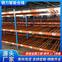 流利条货架仓库仓储铁架子高承重分拣架自动滑向取货