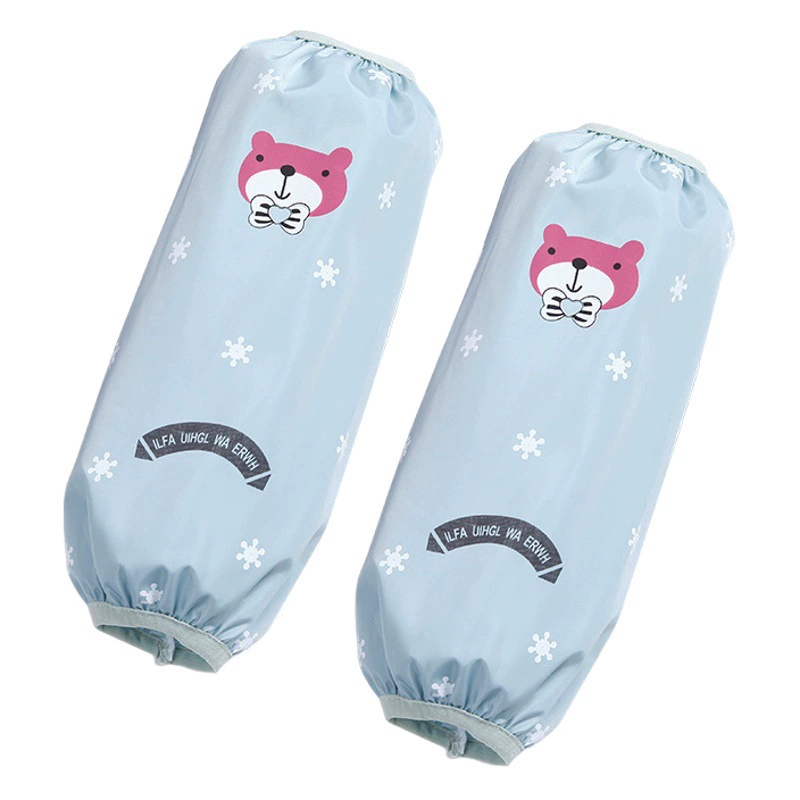 Длинный водонепроницаемый и маслостойкий рукав, женский осенне-зимний кухонный рукав с защитой от грязи, бытовой уборки, рабочий рукав, студенческий ручной рукав