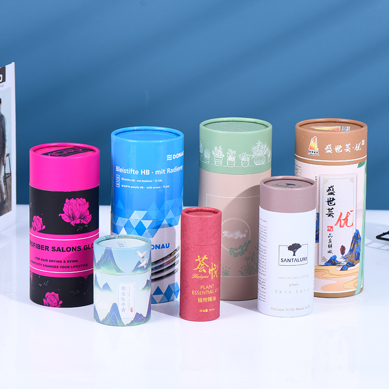 厂家纸筒纸罐包装玩具包装圆形茶叶纸罐纸筒定 制 圆筒纸管包装