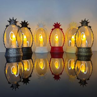Cross-Border New Crown Lamp Christmas Led Digital Wind Lamp Christmas Atmosphere Decorative Lamp Crown Wind Lamp Night Light