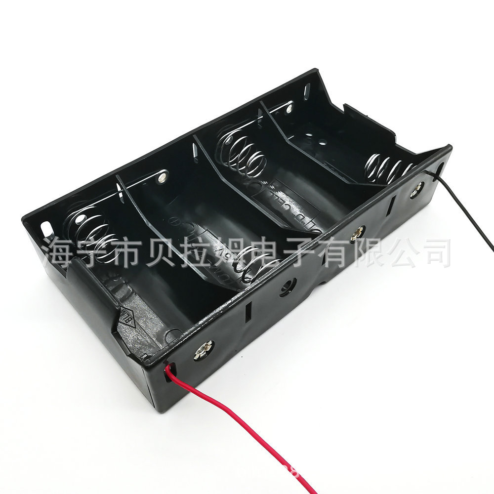 4节一号电池盒 四节一号 四节1号 大号四节 4节大号 4D并排电池盒