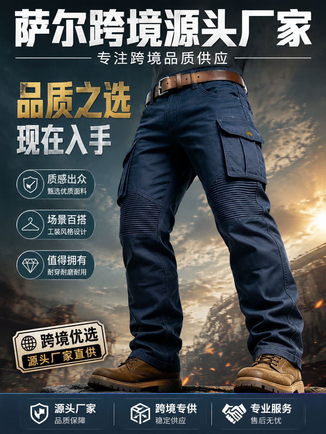 Cotton Plus-Size 6XL Cross-Border Tactical Outdoor Hiking Sports Men's Casual Patchwork Striped Multi-Pocket Cargo Pants