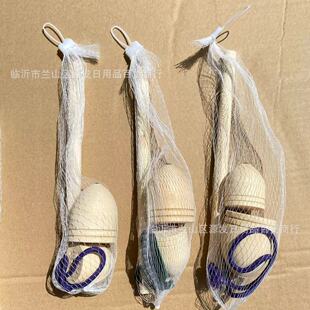 Traditional leisure wooden gyro nostalgic classic mesh bag gyro suit children's toys 2 yuan department store wholesale