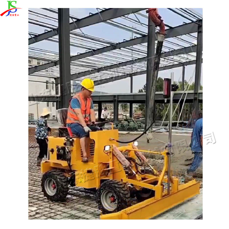 铲车混凝土激光整平机 单双接收器混泥土打平机 18马力柴油找平机