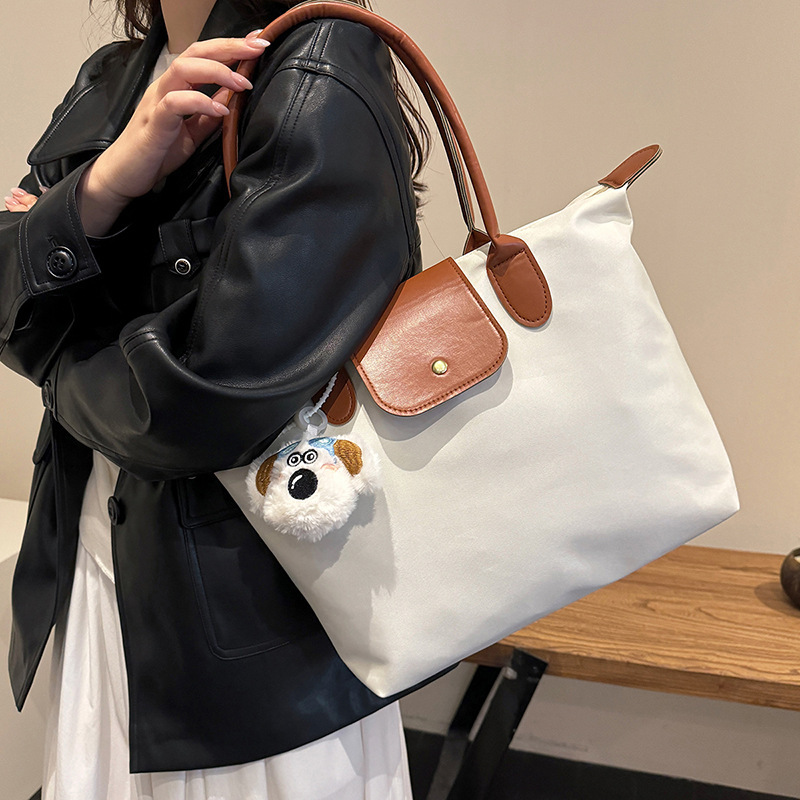 This Year's Popular Oxford Cloth Handbag 2025 New Style Stylish Ins Casual Bag Single Shoulder Armpit Tote Bag