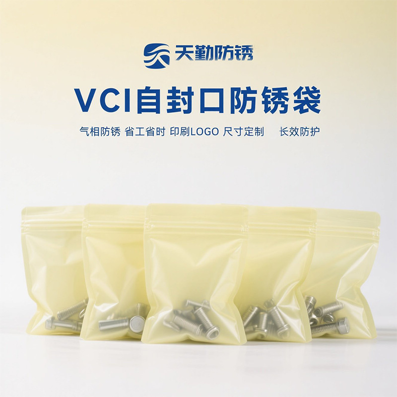 天勤专业生产 防锈格子袋气相防锈袋四方袋自封口防锈袋防锈膜