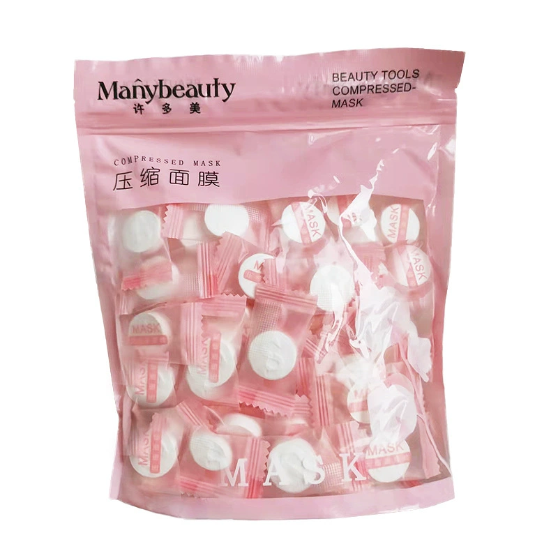 Wet moisturizing cosmetic face mask non-woven cloth, for beauty salons
