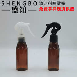 批发 100ML茶色清洁喷雾瓶汽车玻璃防雾剂喷雾瓶 园艺浇花小喷壶