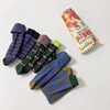 2022 Autumn and winter Retro neutral Straight In cylinder Children&#39;s socks Parent socks