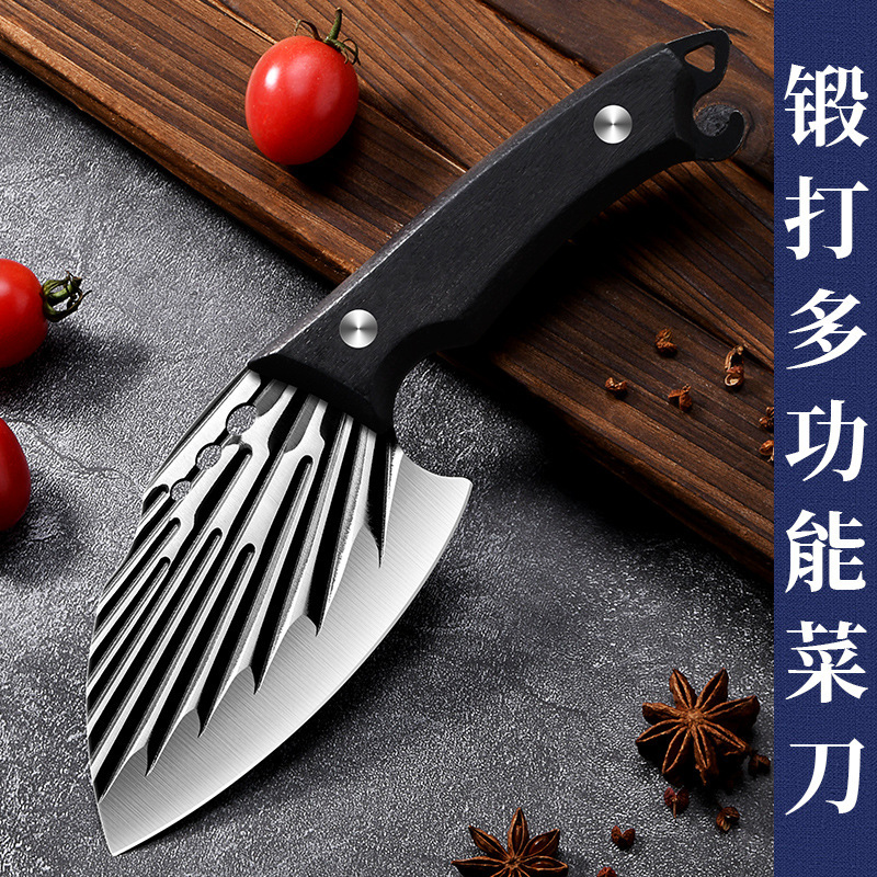 Forjado Yangjiang cuchillo de cocina cuchillo de corte de hueso de cocina cuchillo de corte de carne afilado cuchillo de cocina sin aprobación