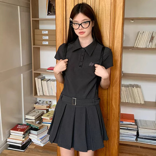 ��ʽ�}ϵ���b�Lpolo���I�r���B��ȹ�ļ��¿��ɫ���޶�ȹС����Ů