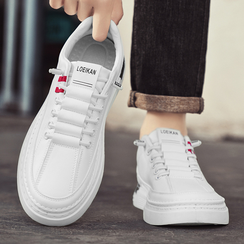 Zapatillas de deporte de gran tamaño, primavera de 2025, nuevos zapatos de hombre, zapatillas de deporte casuales de todo fósforo, zapatos blancos para hombre, zapatos de negocios, comercio exterior