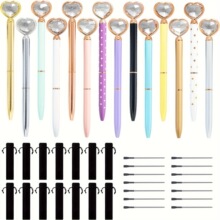 14PCS��ɫ�����ʯ���ψA��P���b ����ɫīˮ�Pо ���Z�q�ռ{��