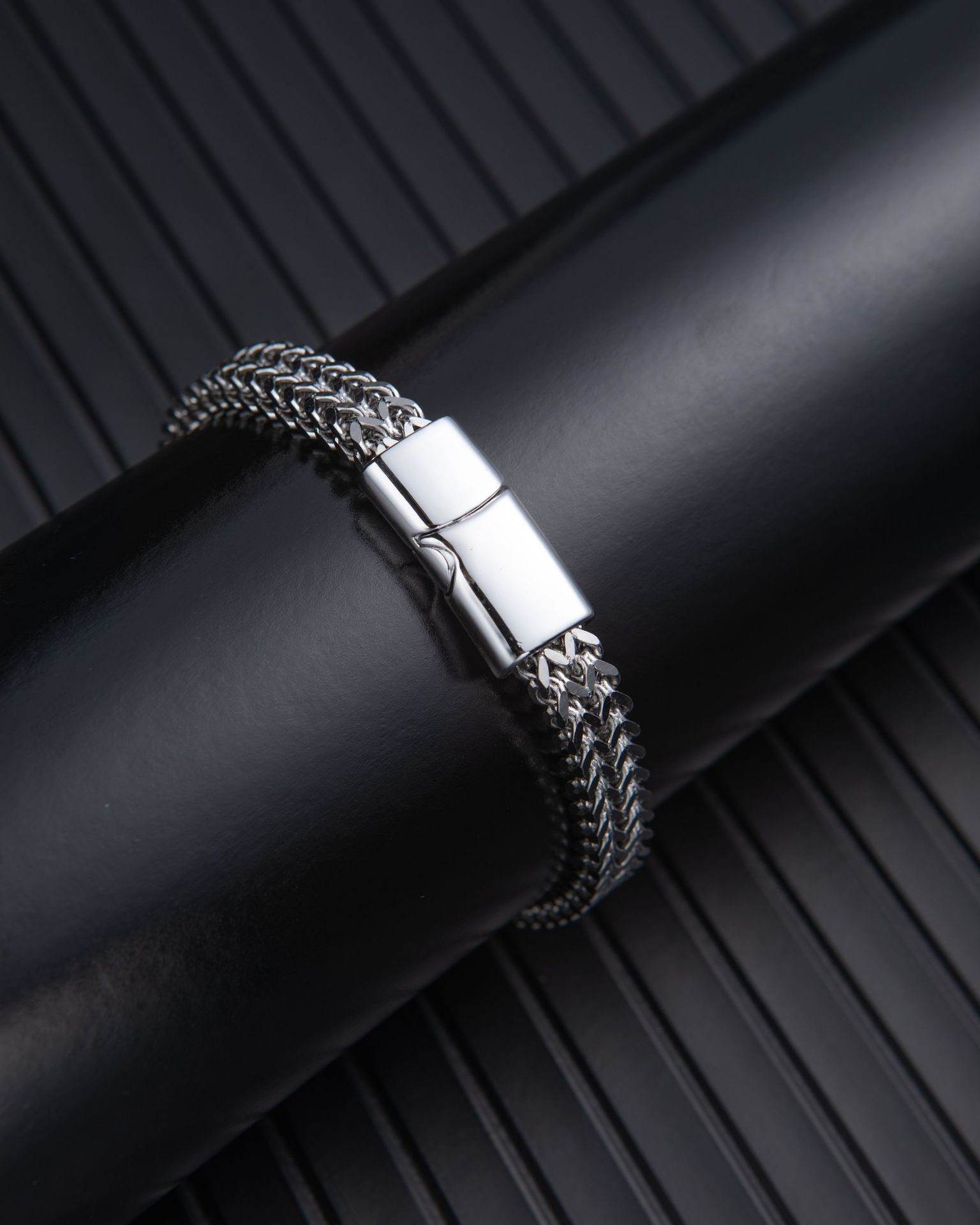 20g Weight Chain Bracelet Classification Alloy Chain Material Cuban Link Chain Curb Chain, foxtail chain Chain Type 1 Piece Quantity Daily Occasion Alloy Material Solid Color Pattern All Seasons Season Men's Gender Plating Design Casual, Hip-Hop Style Casual Hip-Hop Solid Color Alloy Plating Men's Chain Bracelet Men's Chain Bracelets 6