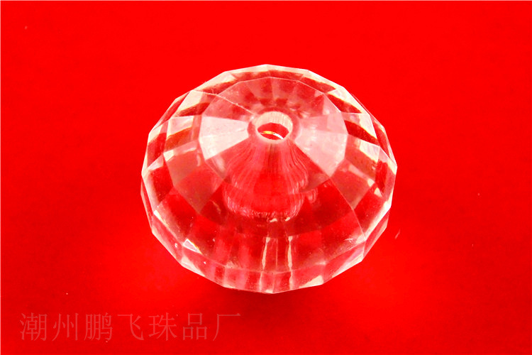 30mm Earth Bead Transparent Acrylic Bead Lighting Beaded Wedding Bead Chain Curtain Partition Bead Curtain Bead